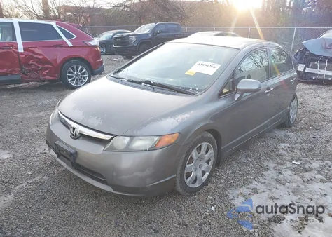 2008 Honda Civic Lx z USA, uszkodzony, nr VIN 2HGFA16538H525787